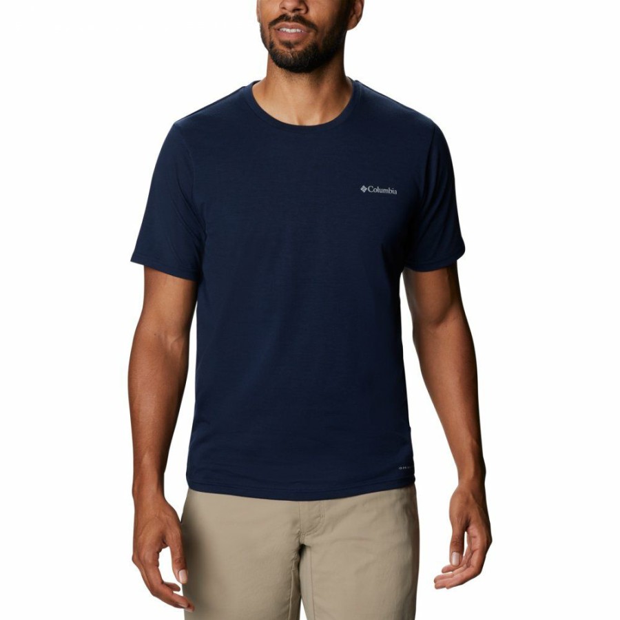 * Shirts & Tops | Online Columbia Sun Trek T-Shirt Collegiate Navy