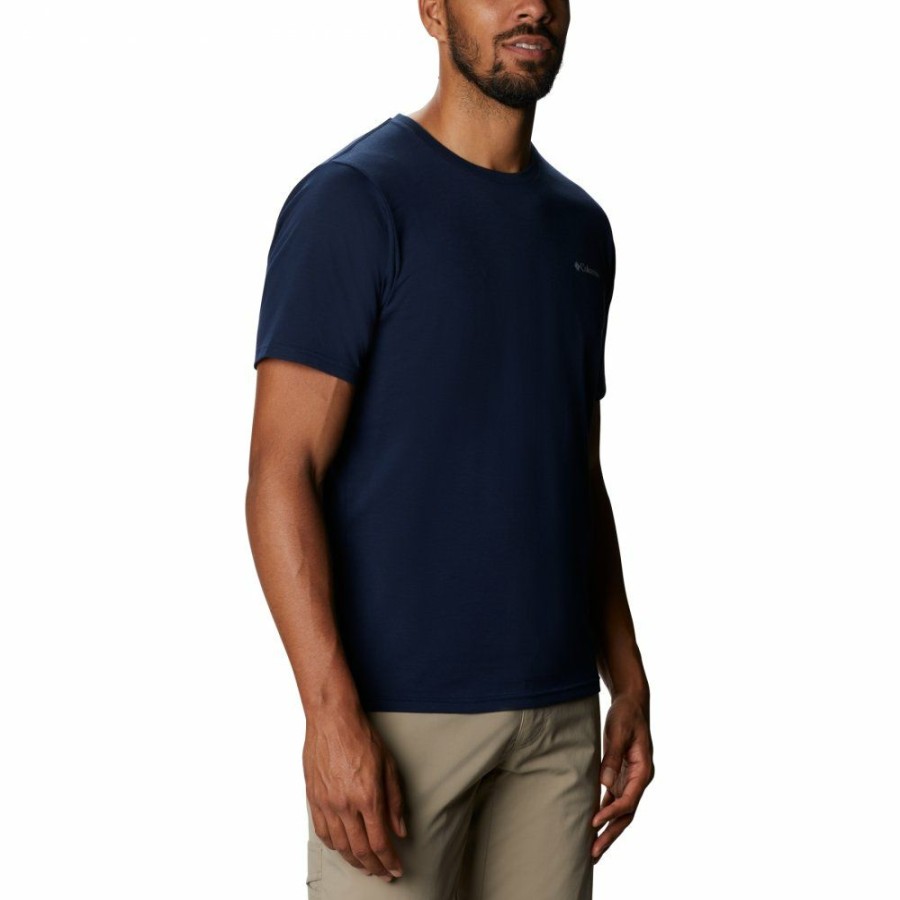 * Shirts & Tops | Online Columbia Sun Trek T-Shirt Collegiate Navy