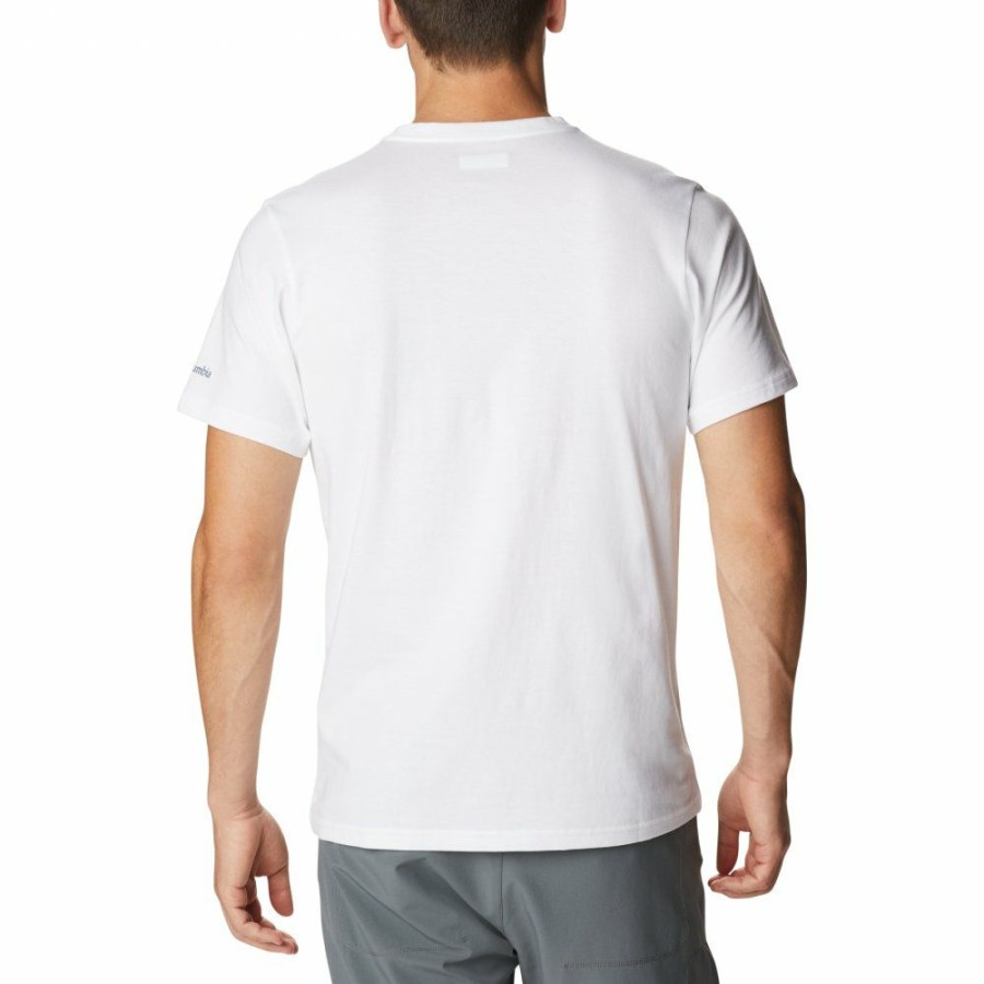 * Shirts & Tops | Discount Columbia Rapid Ridge Graphic T-Shirt White, Hyper Nature Graphic