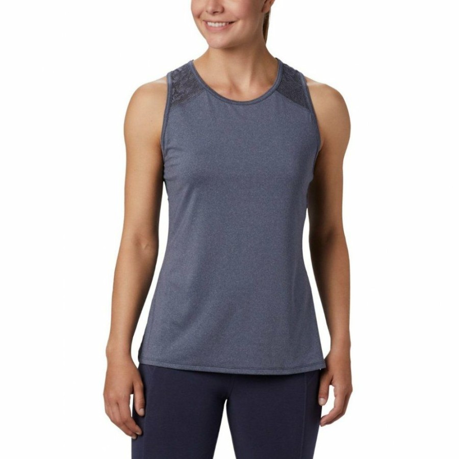 * Shirts & Tops | Online Columbia Peak To Point Ii Tank Top Women Nocturnal Heather