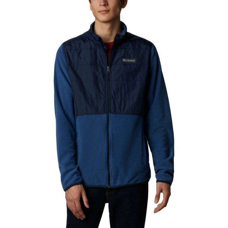 * Jackets & Vests | Sale Columbia Basin Butte Fleece Full Zip Jacket Night Tide, Collegiate Navy