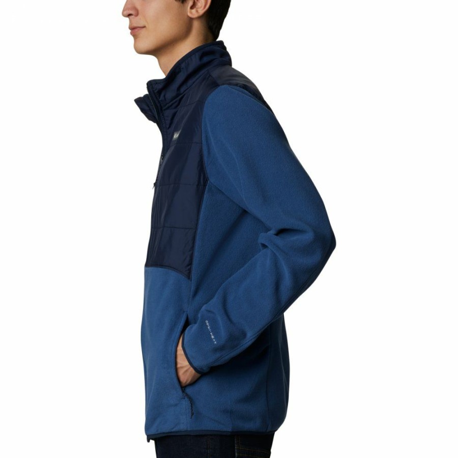 * Jackets & Vests | Sale Columbia Basin Butte Fleece Full Zip Jacket Night Tide, Collegiate Navy