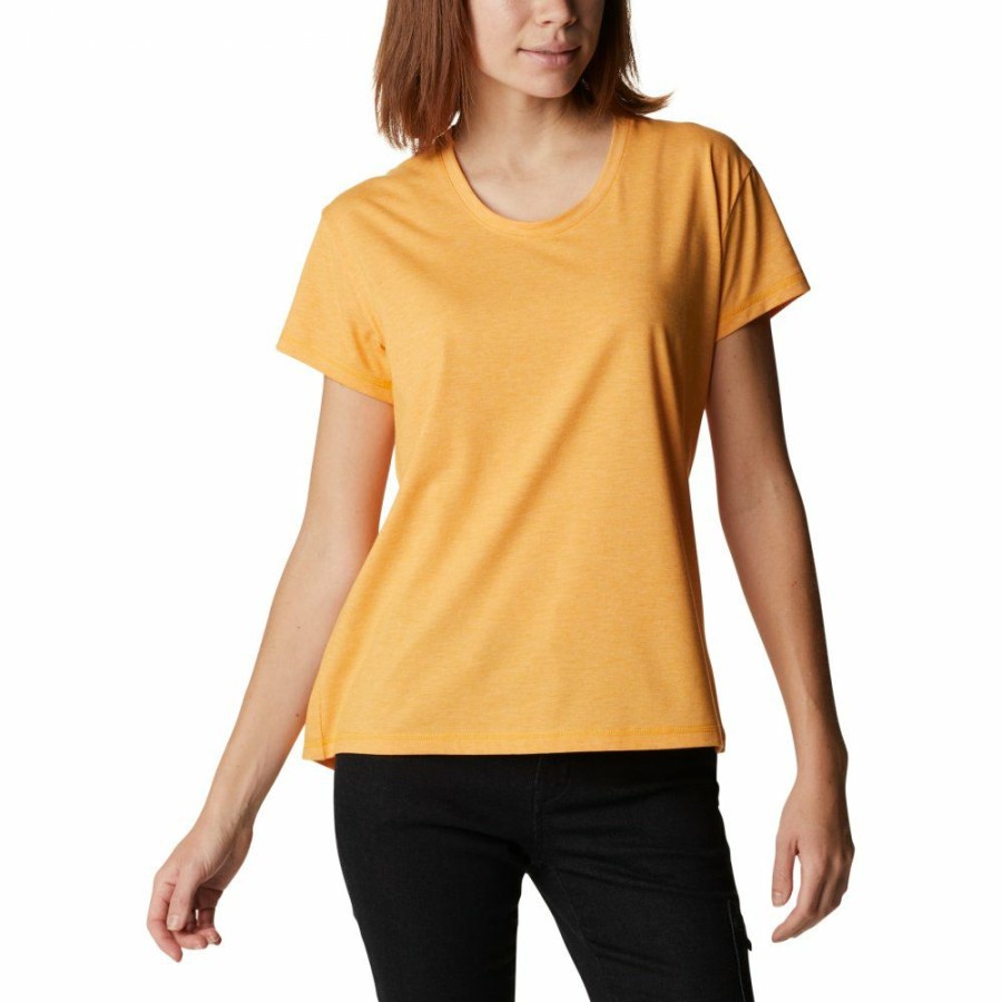 * Shirts & Tops | Online Columbia Sun Trek T-Shirt Women Mango Heather