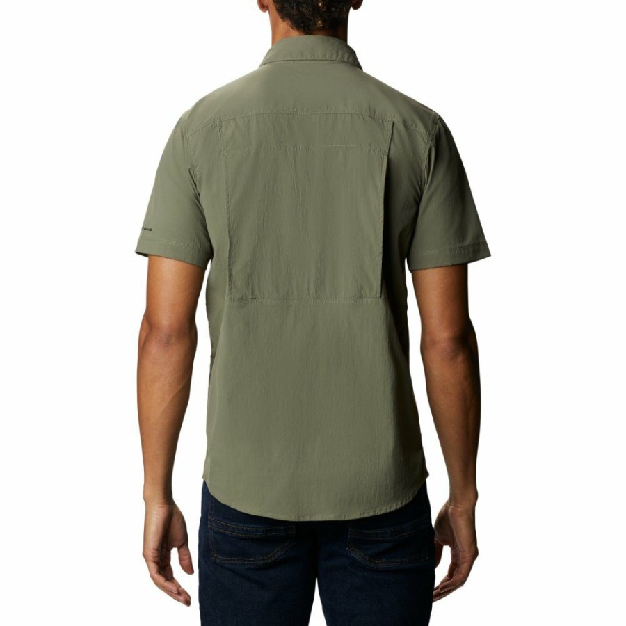 * Shirts & Tops | Sale Columbia Newton Ridge Short Sleeve Shirt Stone Green