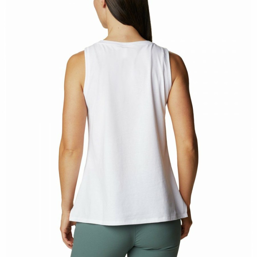 * Shirts & Tops | Clearance Columbia Sun Trek Tank Top Women White