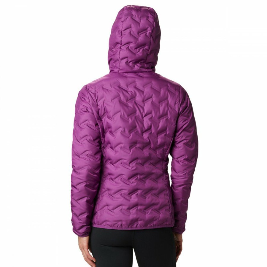 * Jackets & Vests | Clearance Columbia Delta Ridge Down Hooded Jacket Women Plum