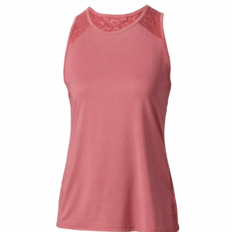 * Shirts & Tops | Online Columbia Peak To Point Ii Tank Top Women Bright Poppy Heather