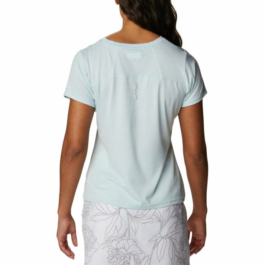 * Shirts & Tops | Sale Columbia Alpine Chill Zero T-Shirt Women Icy Morn Heather