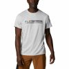 * Shirts & Tops | Online Columbia Alpine Chill Zero Graphic T-Shirt White Heather, Ridgescape Graphic