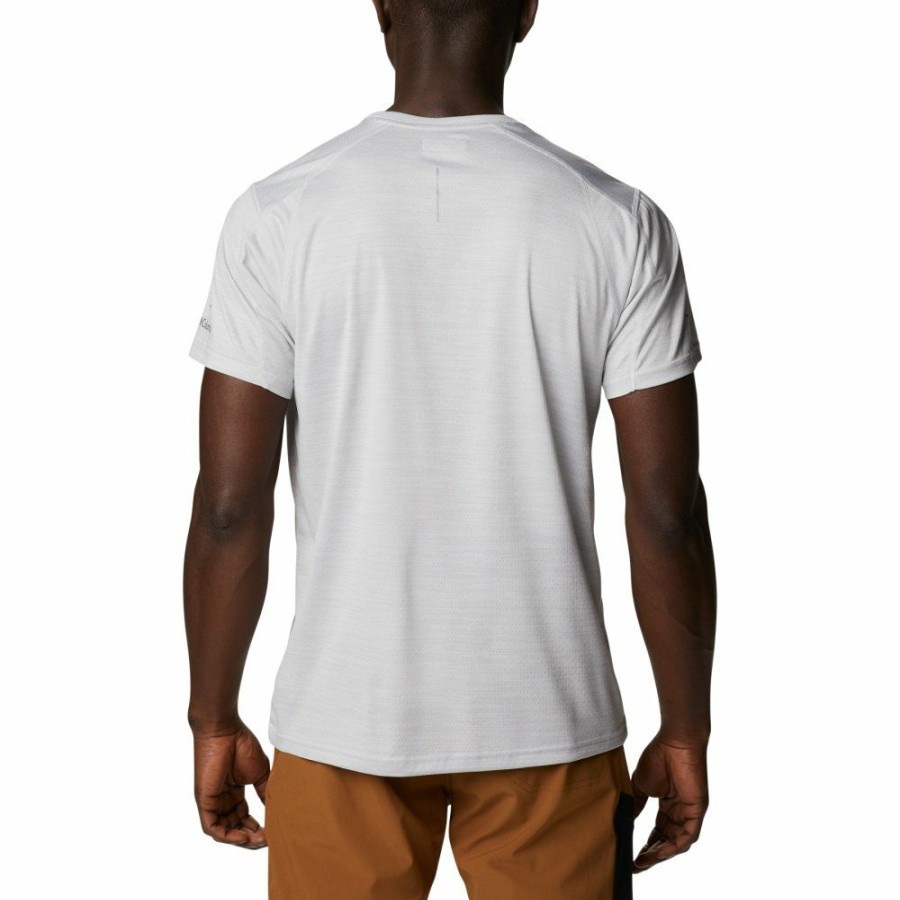 * Shirts & Tops | Online Columbia Alpine Chill Zero Graphic T-Shirt White Heather, Ridgescape Graphic