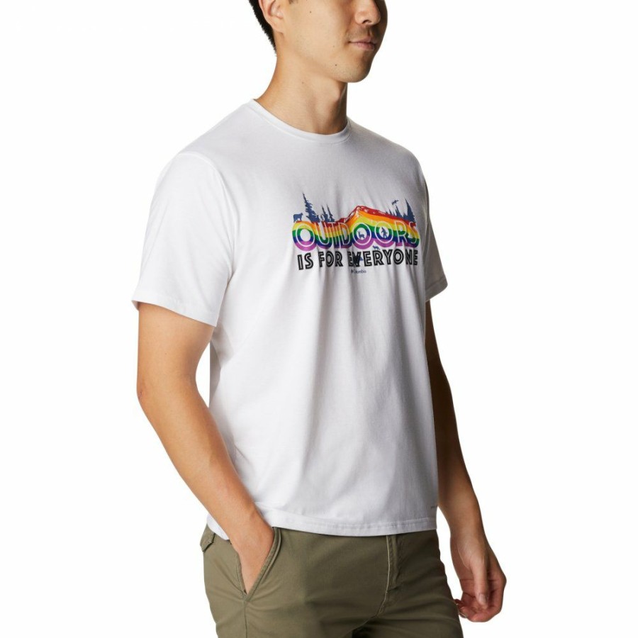 * Shirts & Tops | Online Columbia Sun Trek Graphic T-Shirt White, All For Outdoor Pride Graphic