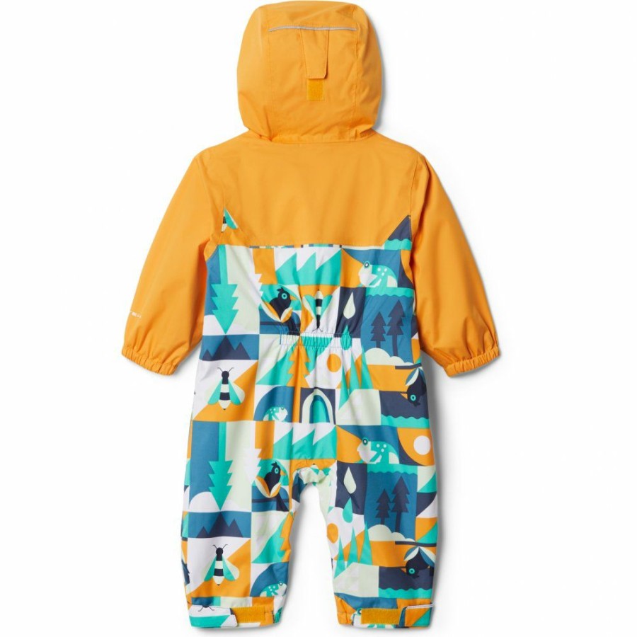 * Jackets & Vests | Clearance Columbia Critter Jitters Ii Rain Suit Kids Deep Marine Summer Escape, Bright Indigo