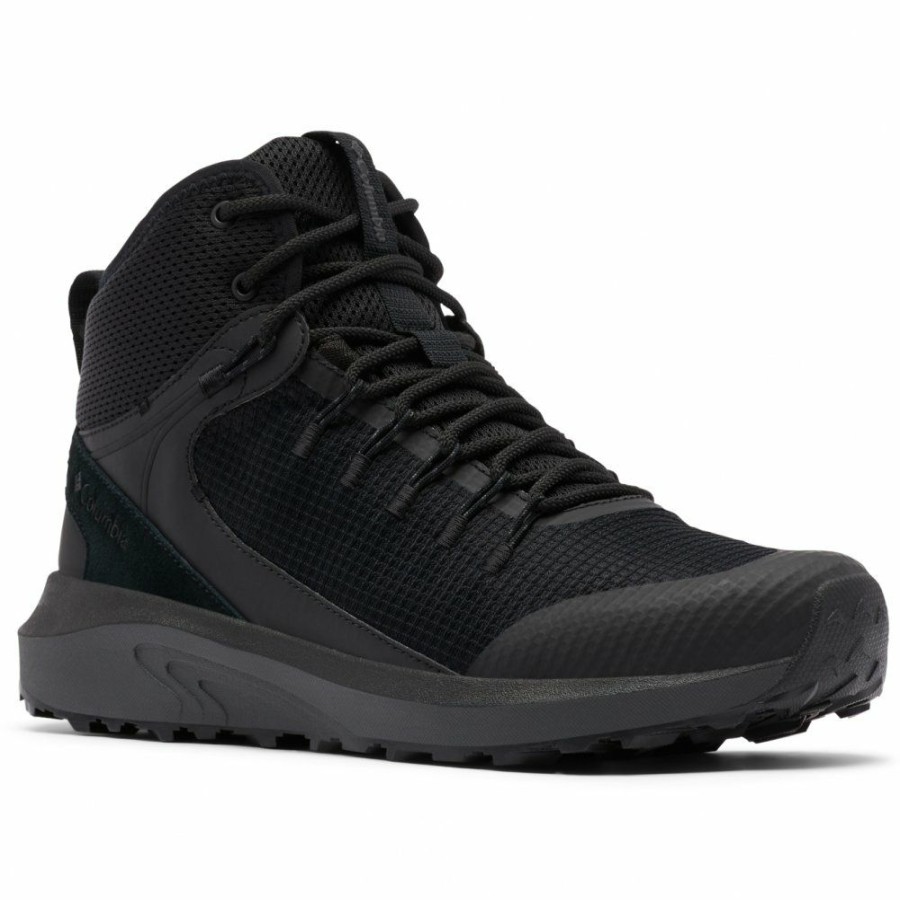 * Outdoor Shoes | Sale Columbia Trailstorm Mid Waterproof Hiking Shoes Black/Dark Grey