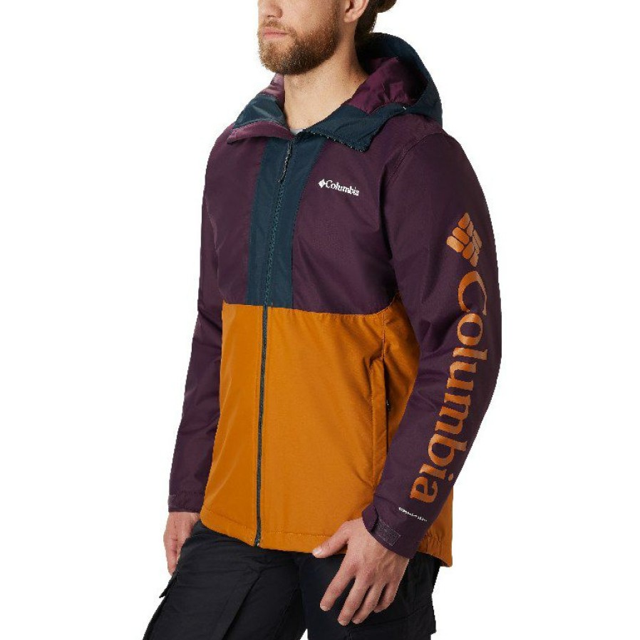 * Jackets & Vests | Discount Columbia Timberturner Jacket Burnished Amber, Black Cherry