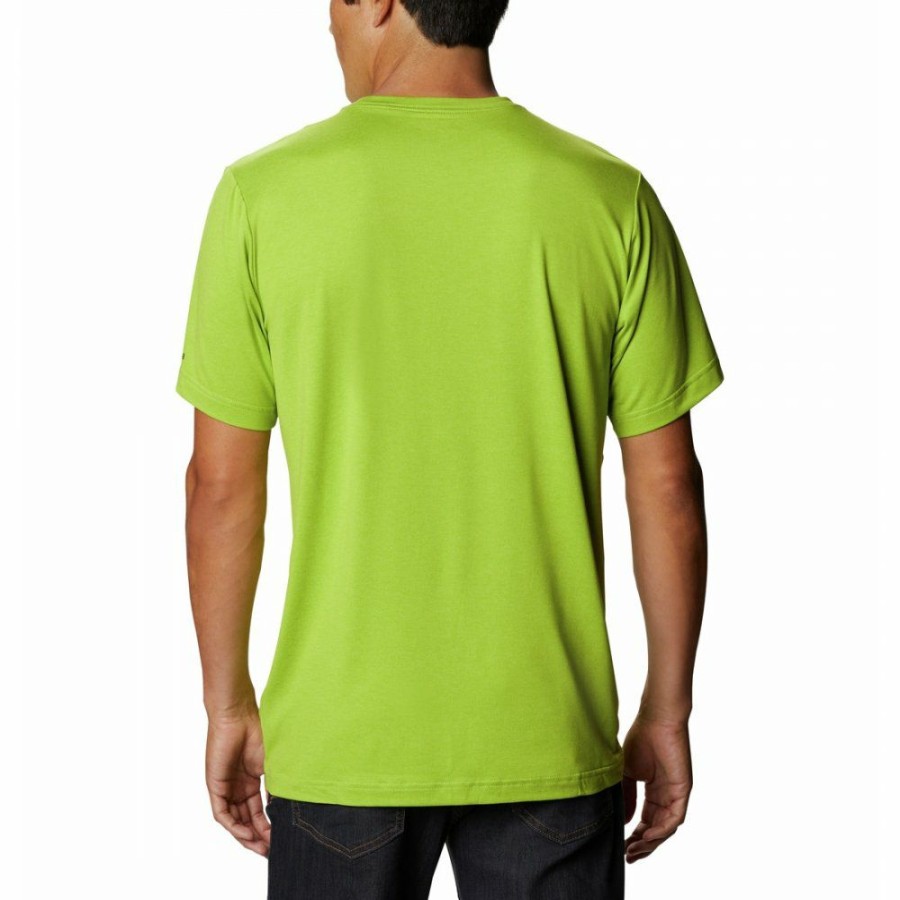 * Shirts & Tops | Discount Columbia Tech Trail Graphic T-Shirt Matcha Tonal Peaks