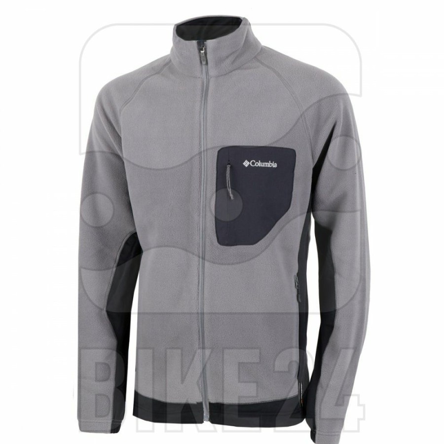 * Jackets & Vests | Clearance Columbia Polar Powder Full Zip Fleece Jacket City Grey, Black