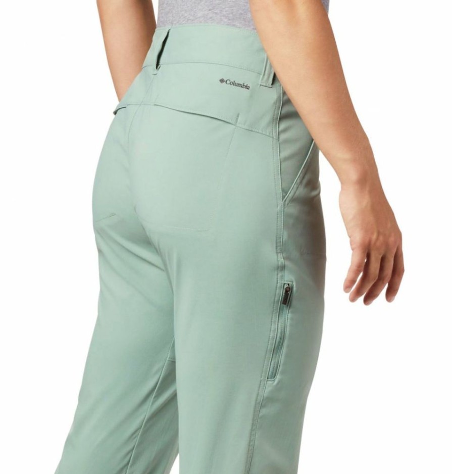 * Pants & Shorts & Skirts | Discount Columbia Saturday Trail Trousers Women Aqua Tone