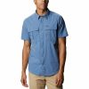 * Shirts & Tops | Clearance Columbia Newton Ridge Short Sleeve Shirt Bluestone