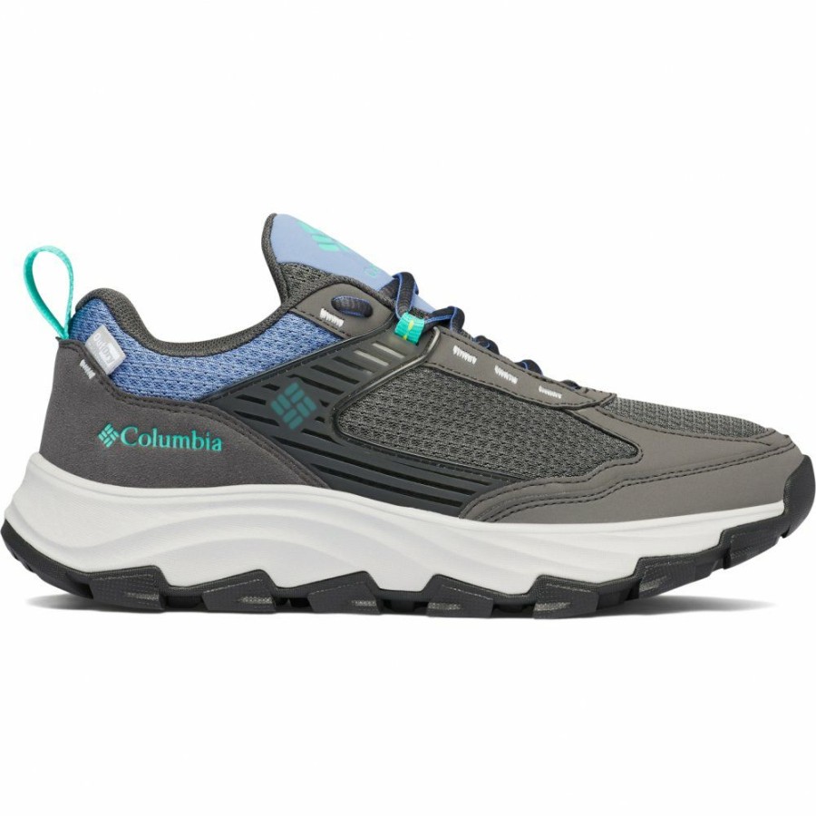 * Outdoor Shoes | Clearance Columbia Hatana Max Outdry Hiking Shoes Women Dark Grey, Electric Turquoise