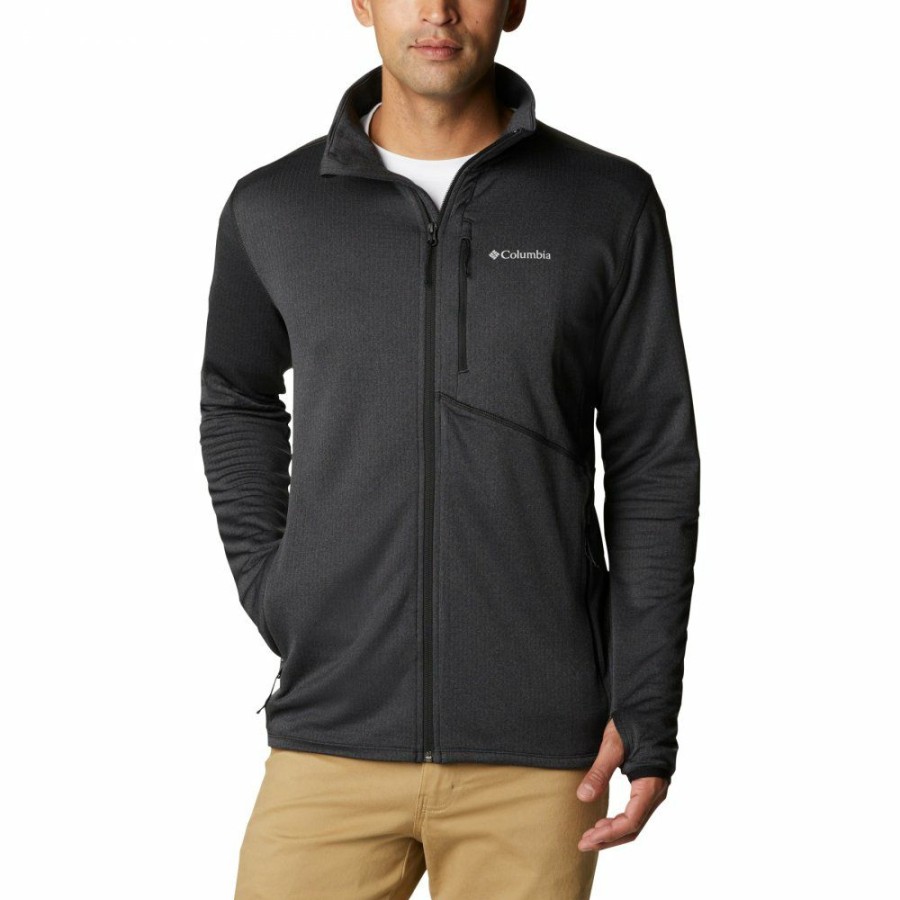 * Jackets & Vests | Clearance Columbia Park View Fleece Fz Jacket Black Heather