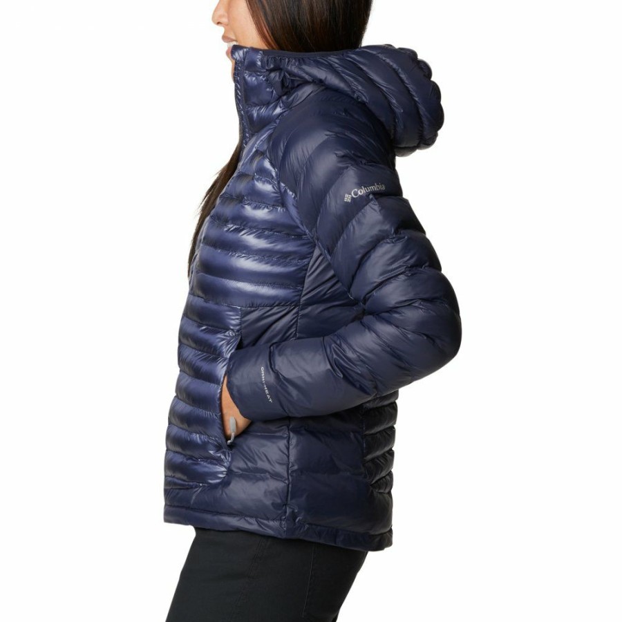 * Jackets & Vests | Online Columbia Labyrinth Loop Hooded Jacket Women Nocturnal/Dark Nocturnal