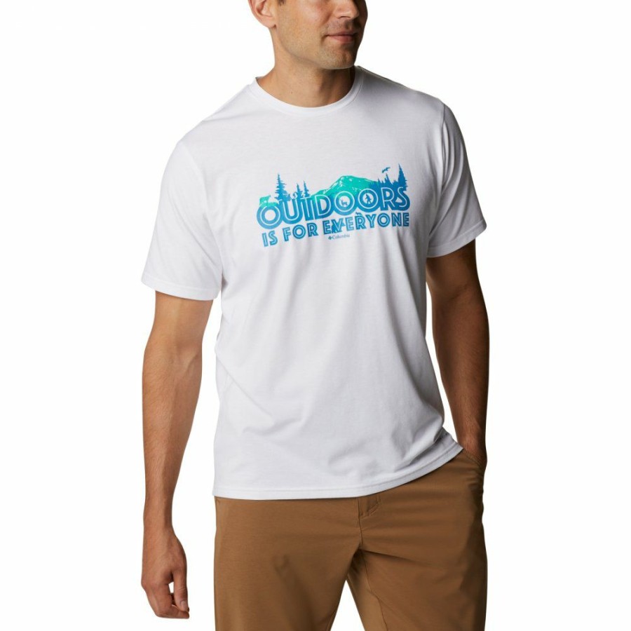 * Shirts & Tops | Discount Columbia Sun Trek Graphic T-Shirt White, All For Outdoors Graphic