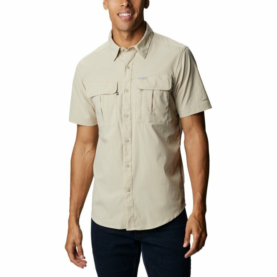 * Shirts & Tops | Sale Columbia Newton Ridge Short Sleeve Shirt Ancient Fossil