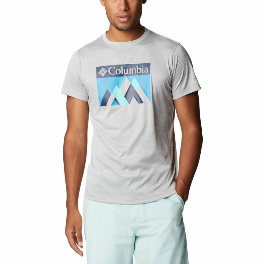 * Shirts & Tops | Discount Columbia Zero Rules Graphic T-Shirt Columbia Grey Heather, Peak Fun Graphic