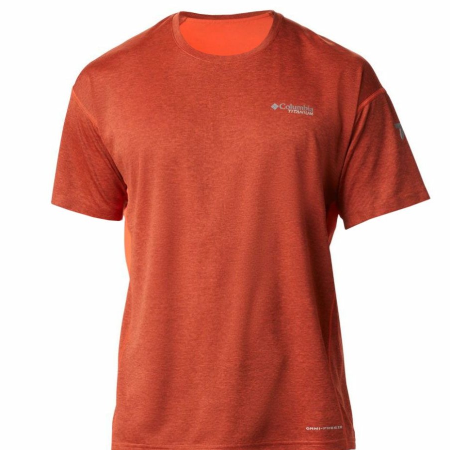 * Shirts & Tops | Clearance Columbia Irico Knit T-Shirt Wildfire